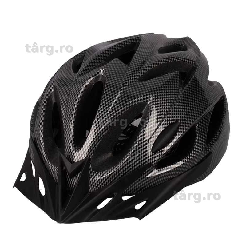 Casca protectie Bicicleta, Aerodinamica, Dimensiune reglabila 54-62cm, Carbon