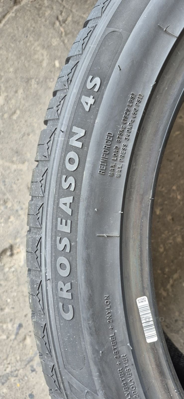 4 anvelope M+S noi Tercelo,fata 245/45/20,spate 275/40/20,dot 2026.Pretul este pe bucata. 5