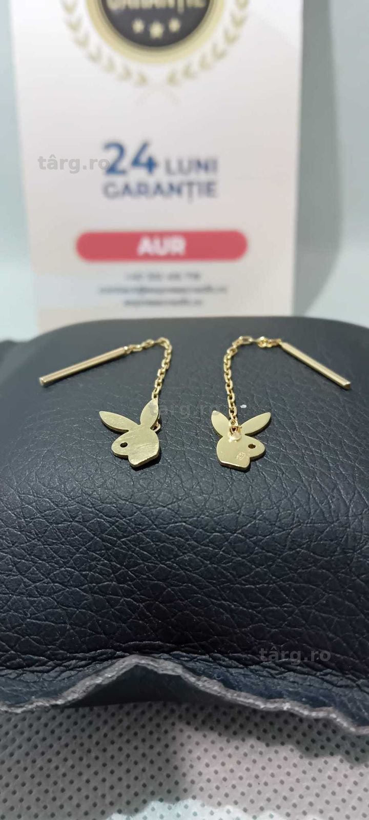 Cercei Aur 14K (Ag18 Tutora b.28559.2) Garantie 2 ani! 2