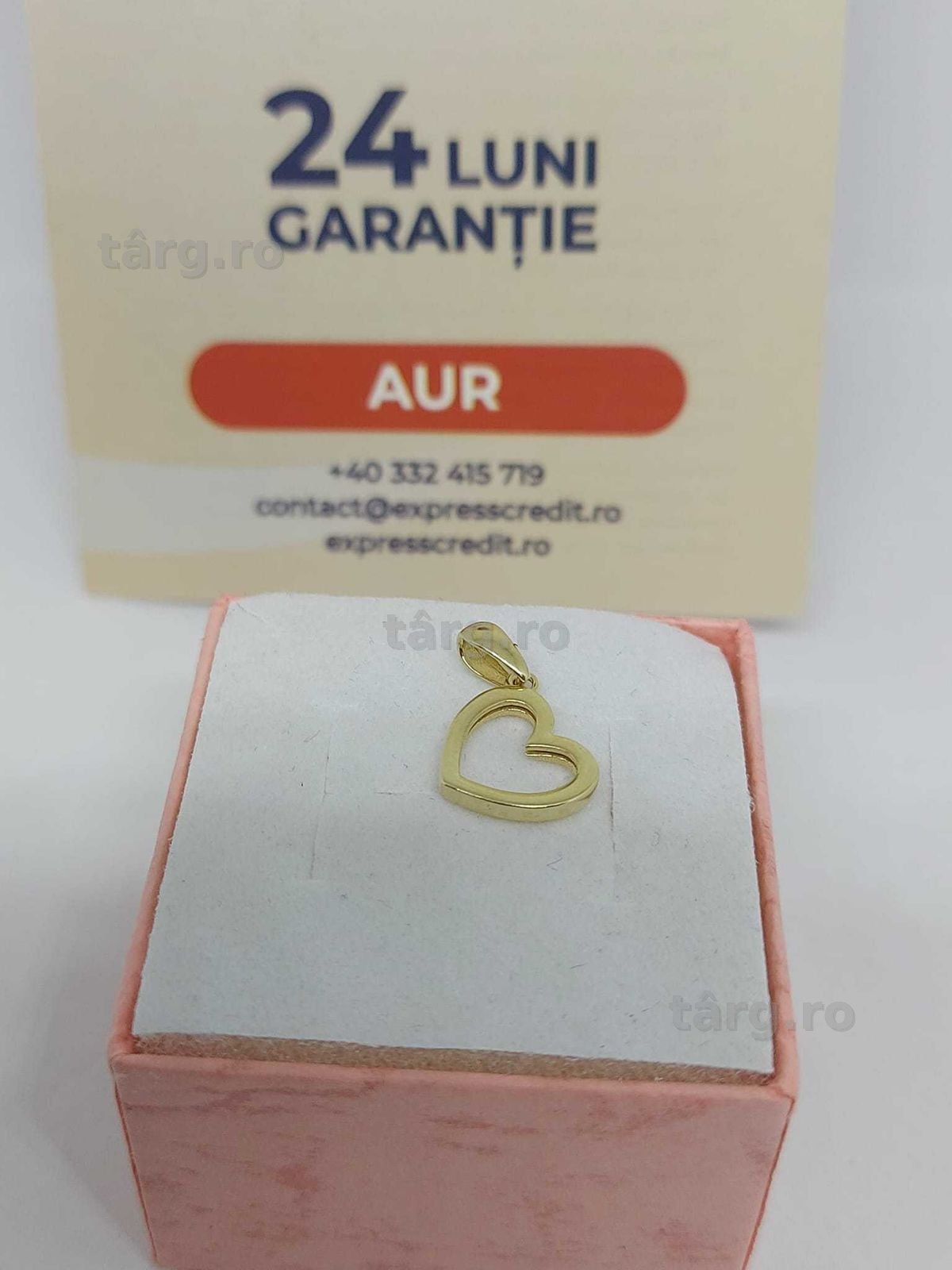 Pandantiv aur 14k 0.93gr [35190.2/30 Pacurari 2] Garantie 2 ani!