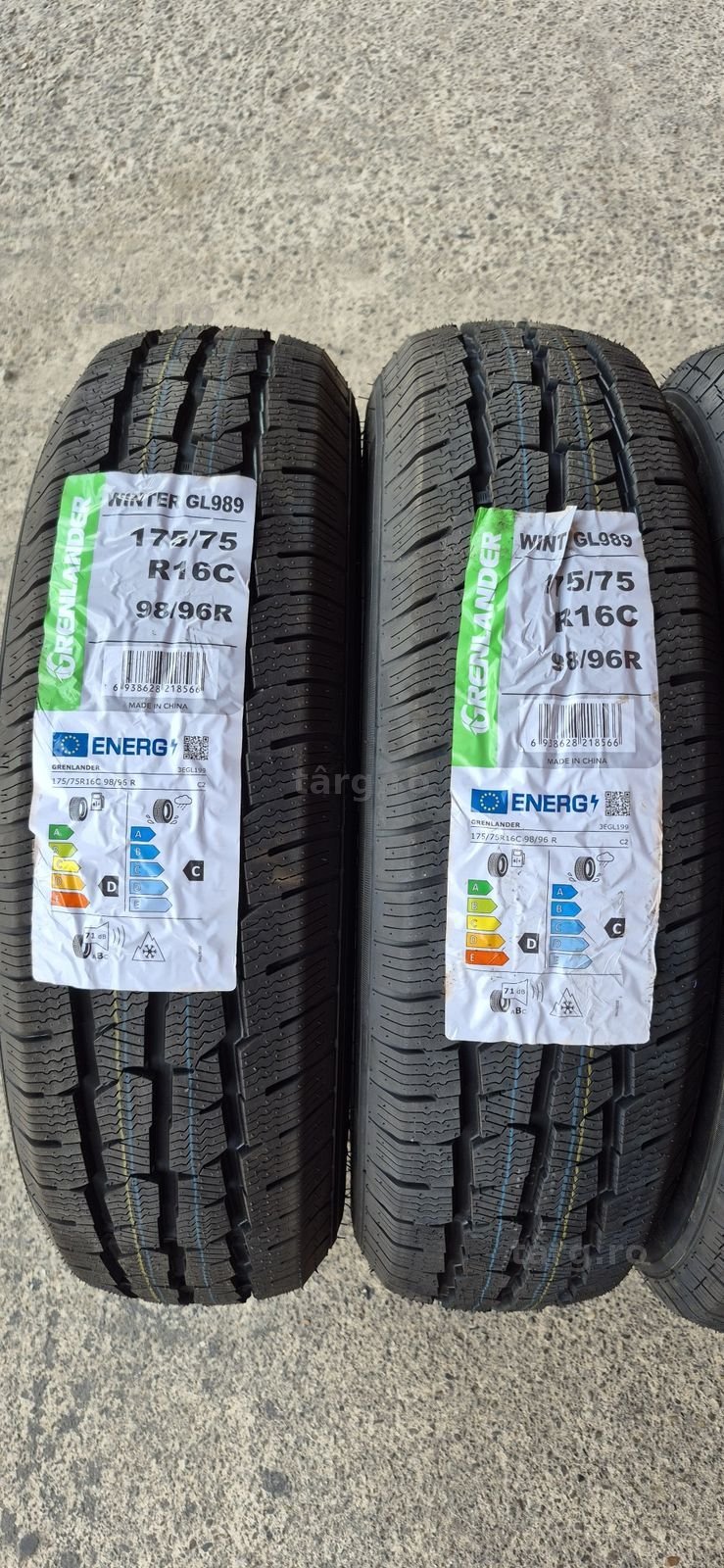 4 anvelope iarna noi Grenlander 175/75/16C,dot 2026.Pretul este pe bucata. 2