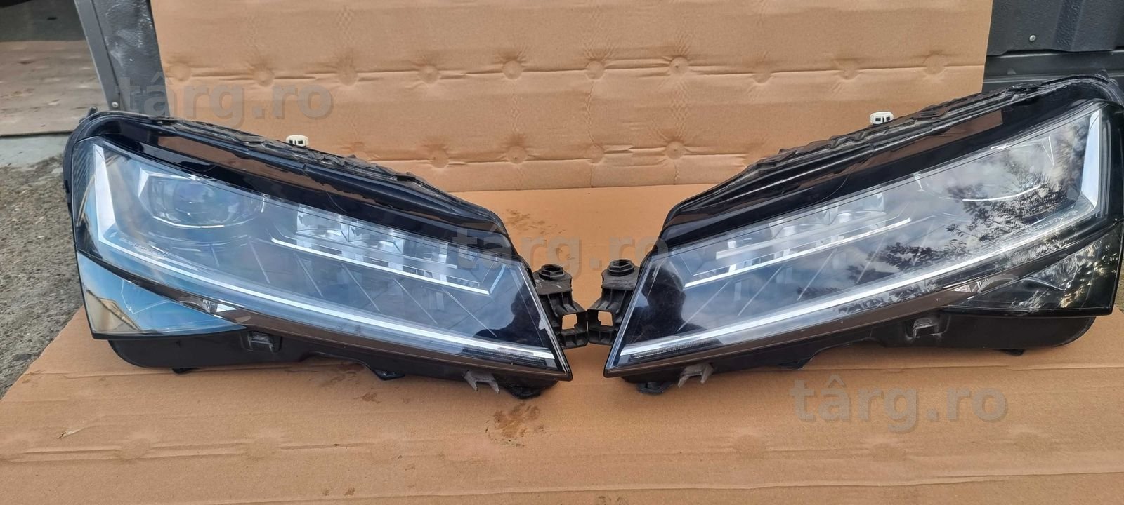 Far stanga / dreapta Full Led Skoda Superb 3 Facelift Crystal Lighting