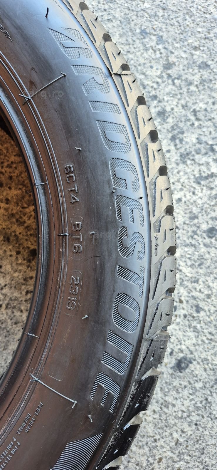 4 anvelope iarna noi Bridgestone 195/60/16C.Pretul este pe bucata. 4