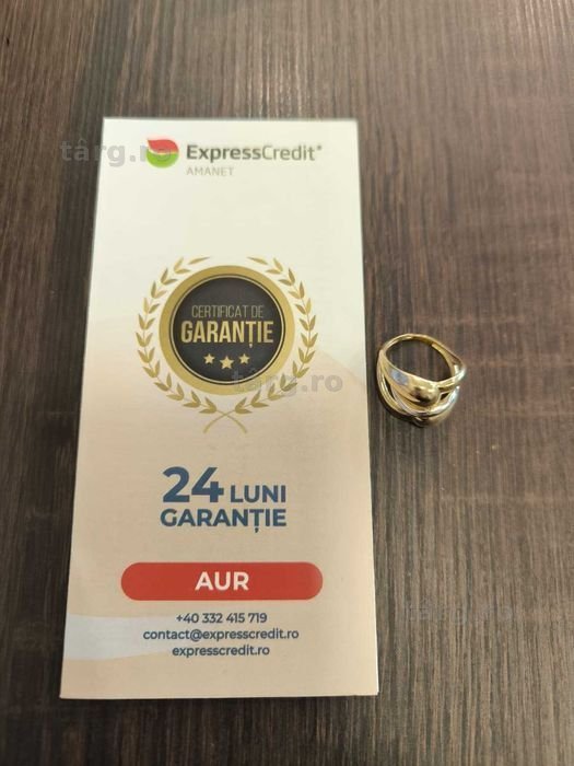 Inel aur 14K 4.70gr (Ag24 Harlau b.45191.1) - Garantie 2 ani! 2