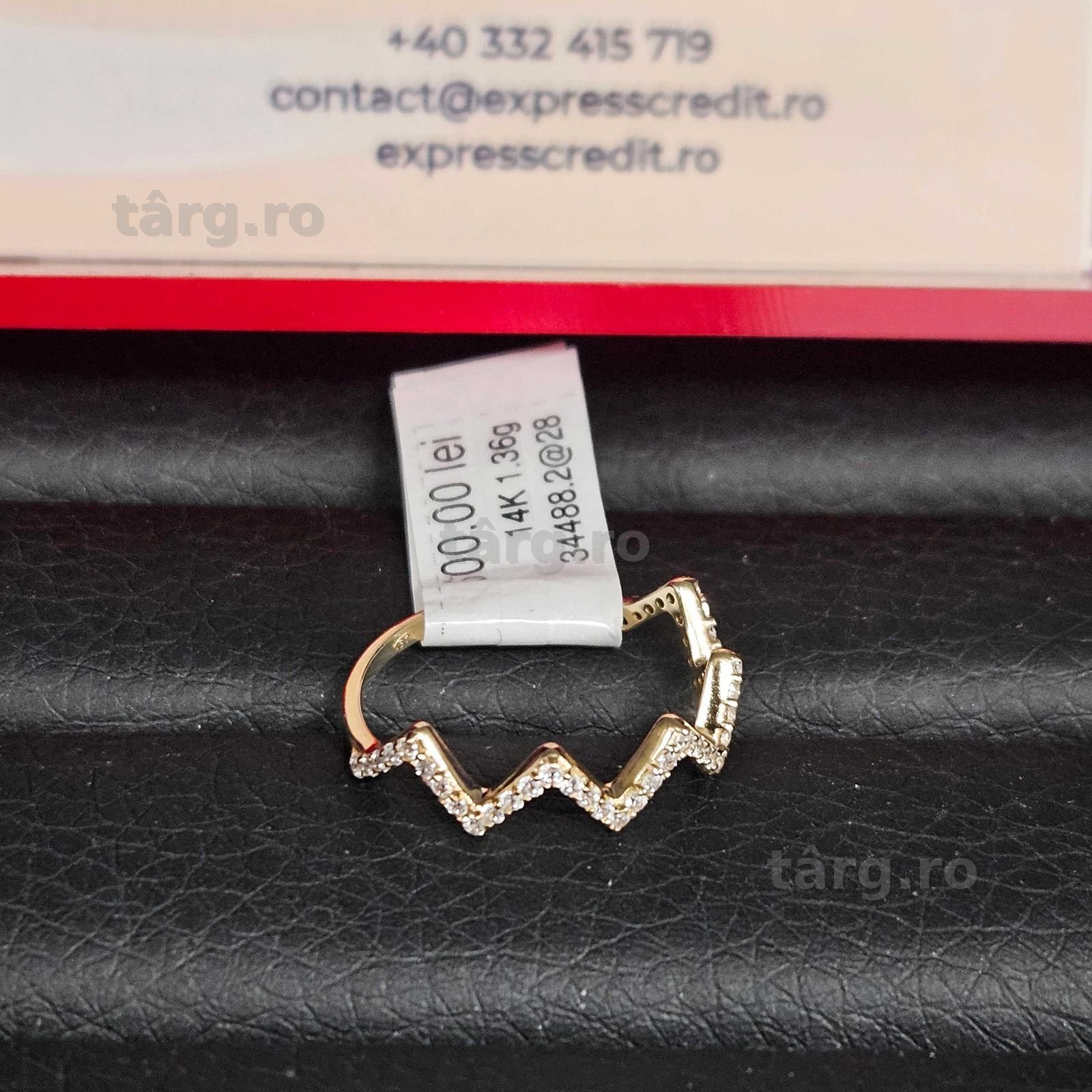 Inel Aur 14K - 1.36 grame / ( B34488.2 / Ag28 Doi Baieti )