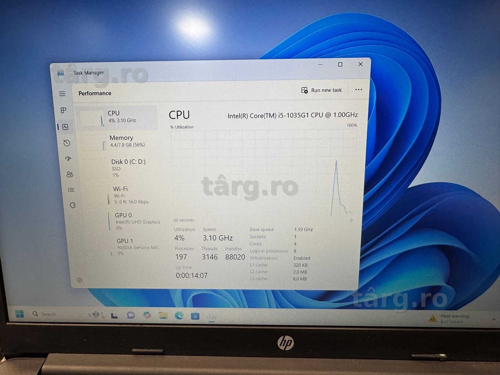 Hope Amanet P10/Laptop HP 15 i5 10th G1 1TB SSD 8GB RAM 3