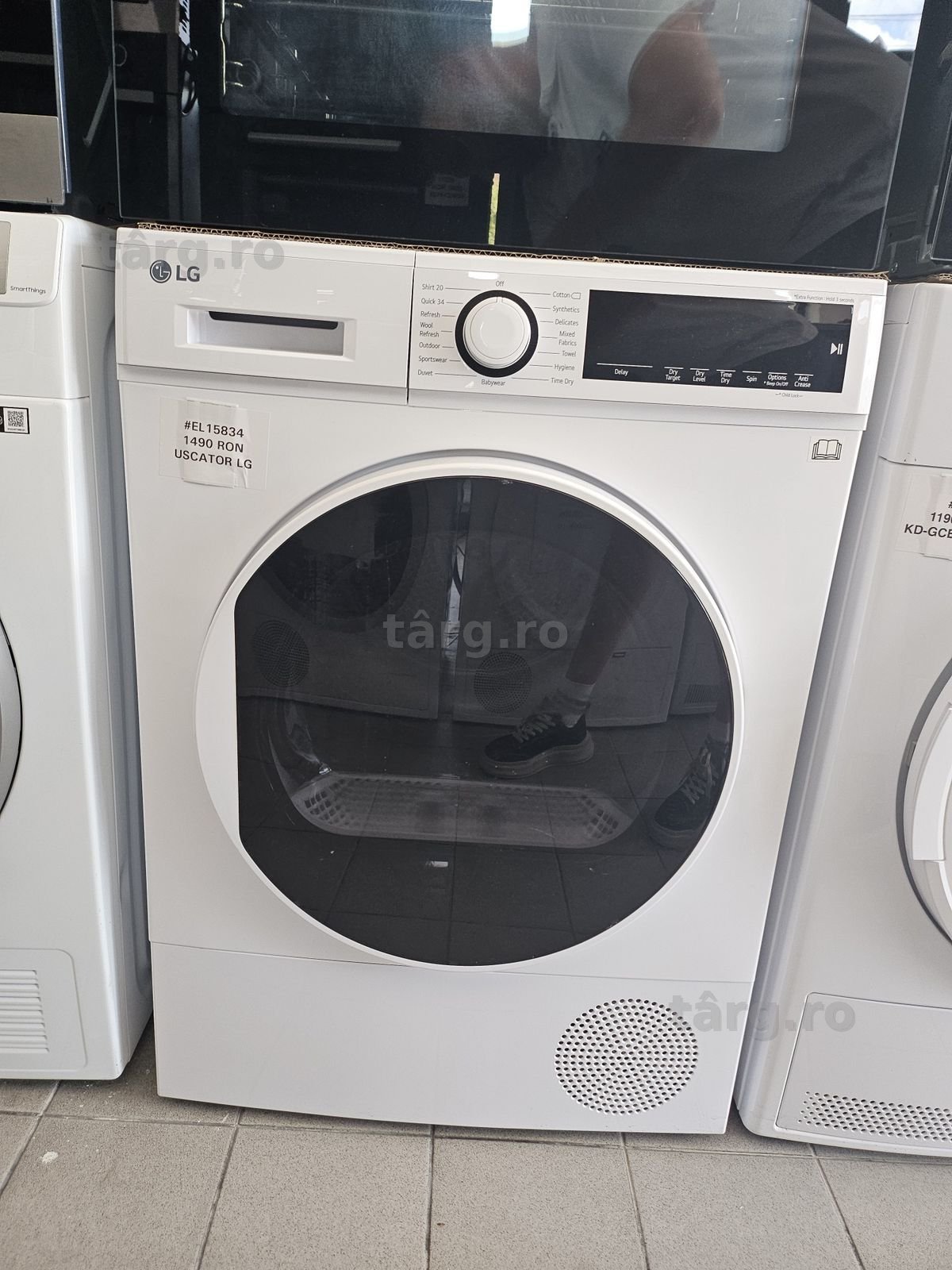Uscator de rufe LG  8 kg cu Pompa de Caldura A++ ca Nou + Factrura +Garantie 12 luni