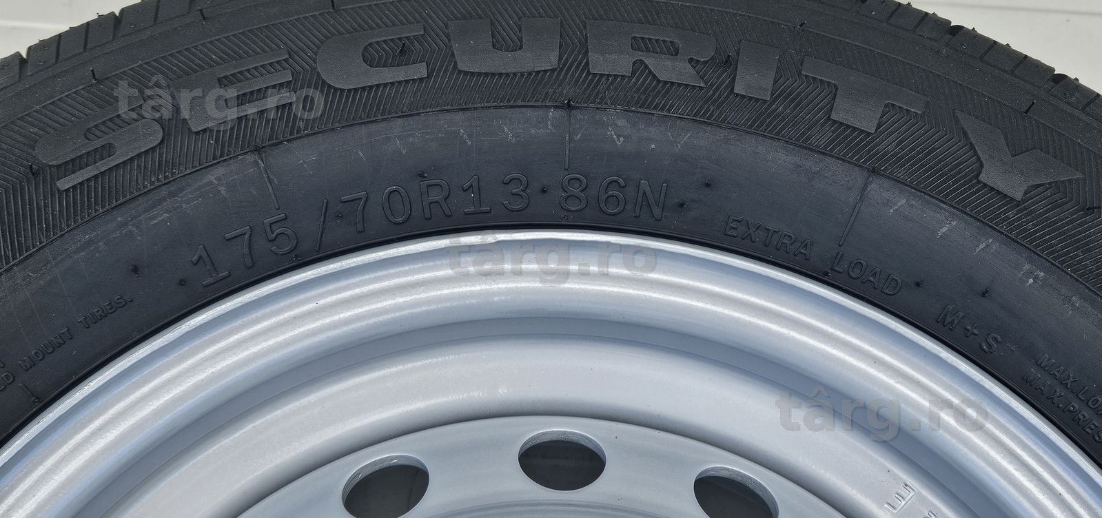 Roata compl remorca 175/70 R13, Anvelopa SECURITY Janta SRW 4.5jx13 3