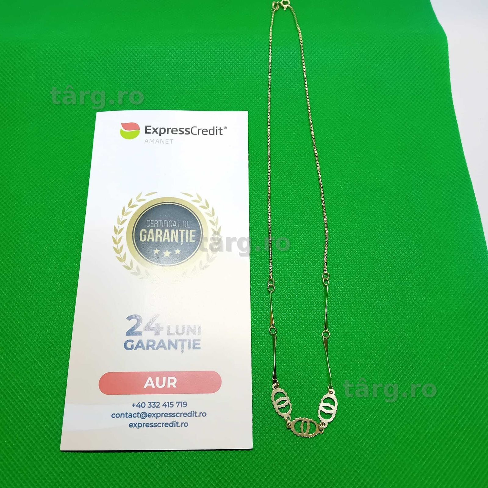 Colier  aur 14k 4.92 gr (AG4 Dacia b.51724.1 )Garantie 2 ani
