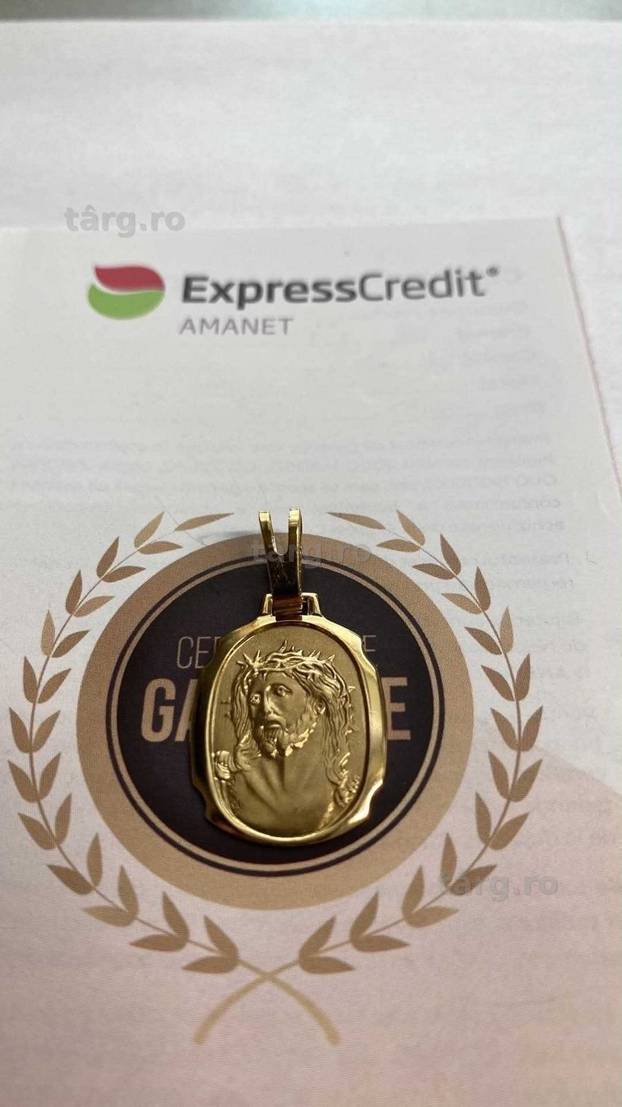 Pandant aur 18k ( Tomesti b 33521.2) Garantie 2 ani ! 2
