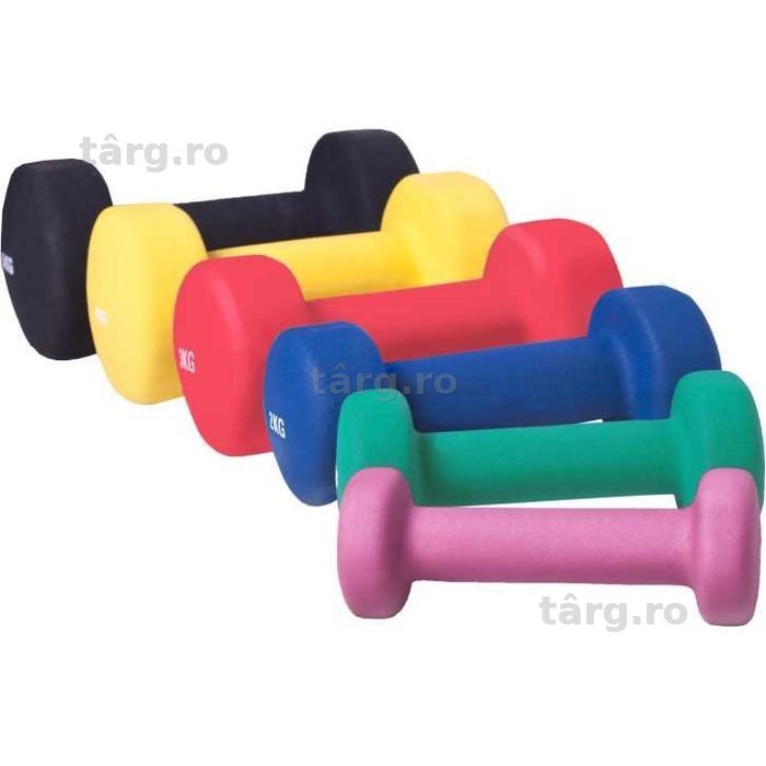 *Set complet gantere Aerobic - 31kg (0,5 - 5 Kg)