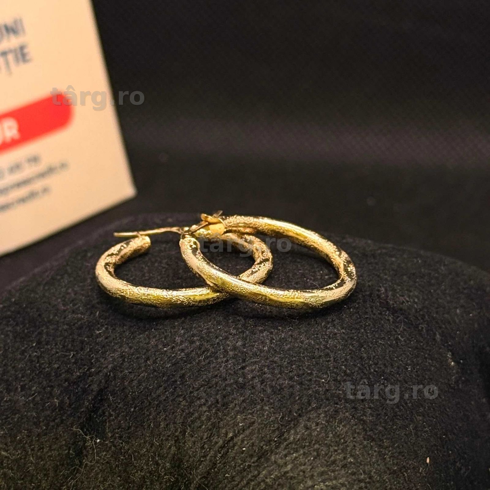 Cercei aur 14K 2.38g (AG15 Gara 1 B34019.1) Garantie 2 ani! 3