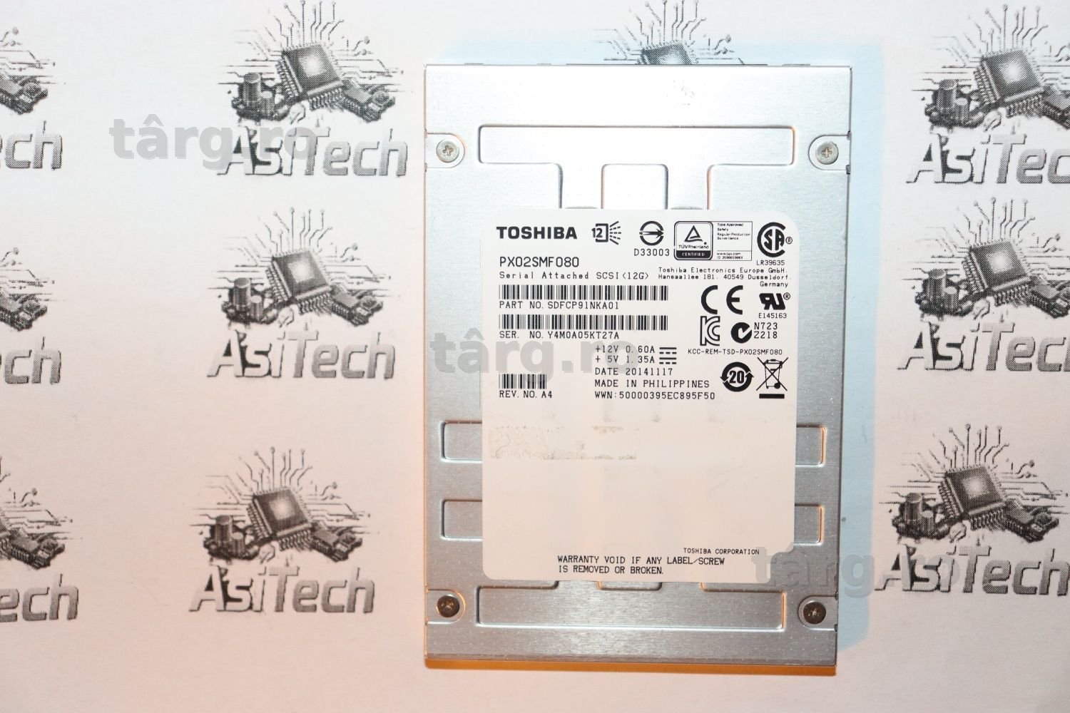 SSD SAS Enterprise MLC  Toshiba 800G 12G 2.5"