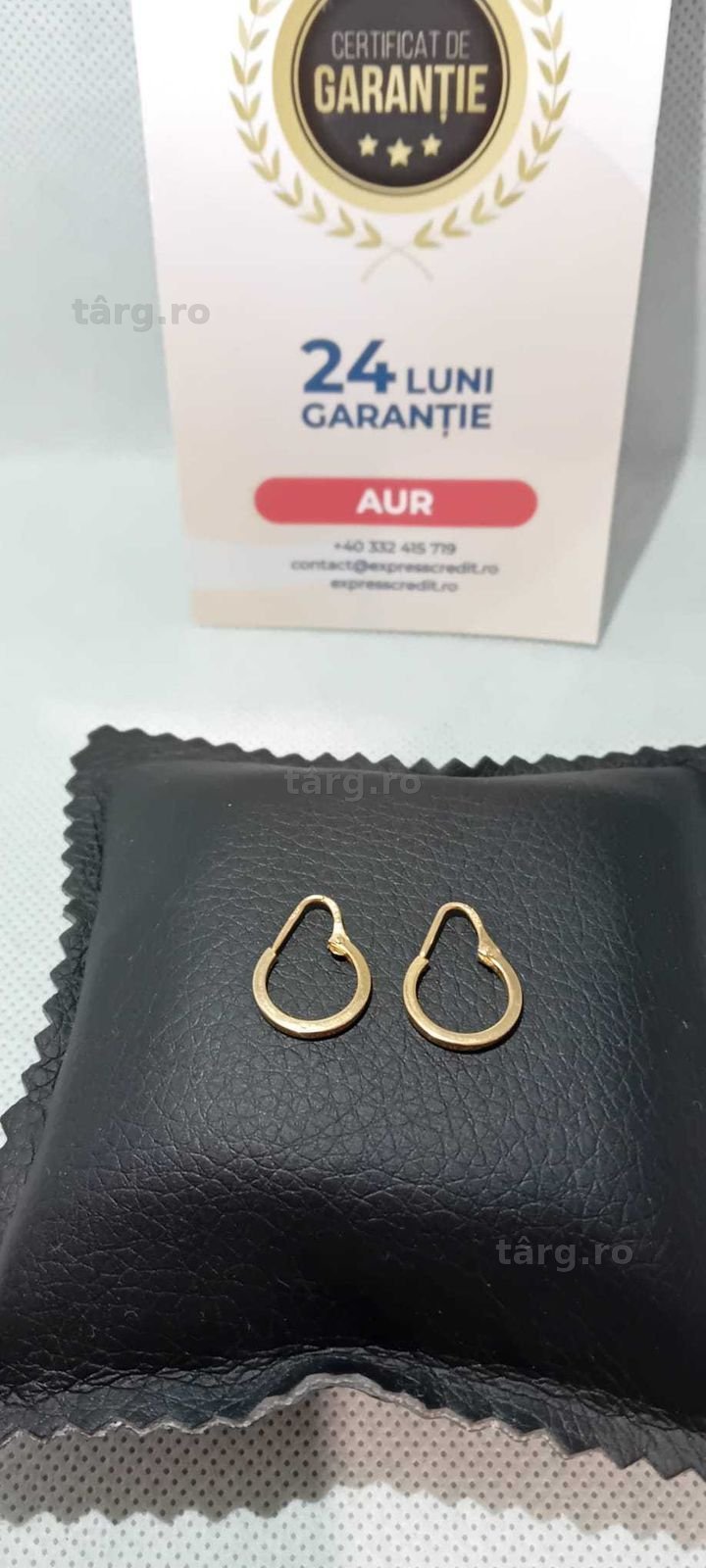 Cercei Aur 14K (Ag18 Tutora b.28571) Garantie 2 ani!