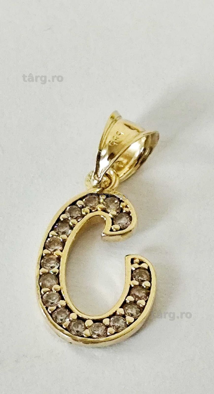 Pandantiv - Litera C         aur 14K 1.04 gr (AG35 B 34664.2) Garantie 2 ani !