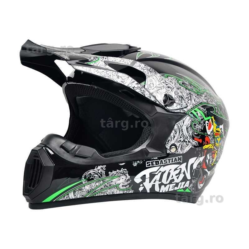 Casca Moto Enduro Cross ATV - S / M / L / XL - Multicolor 8