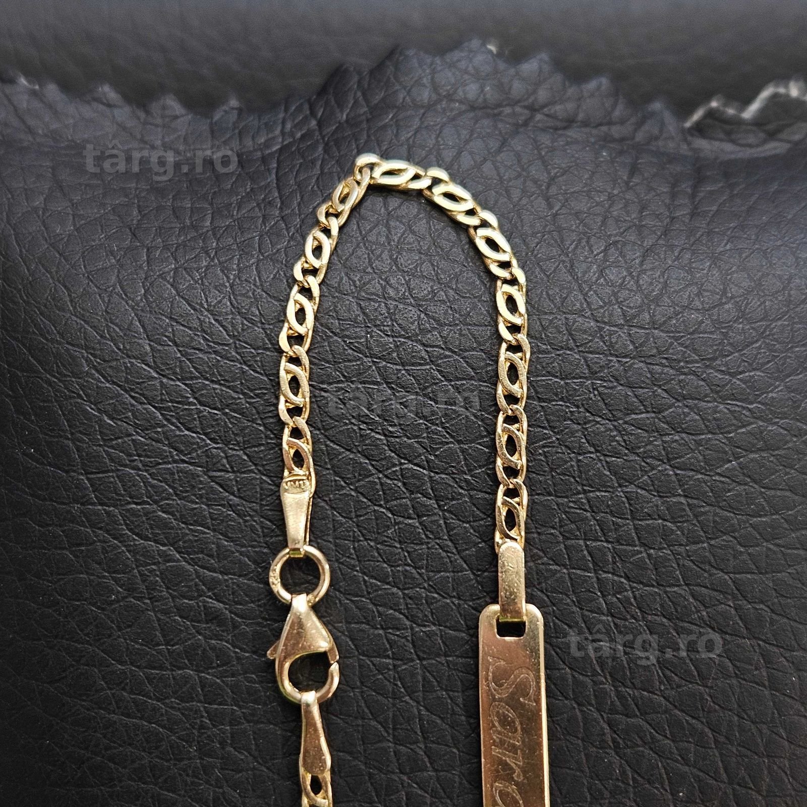 Bratara Aur 14K - 2.15 grame / 1025 lei ( B33989.6 / Ag28 Doi Baieti ) 4