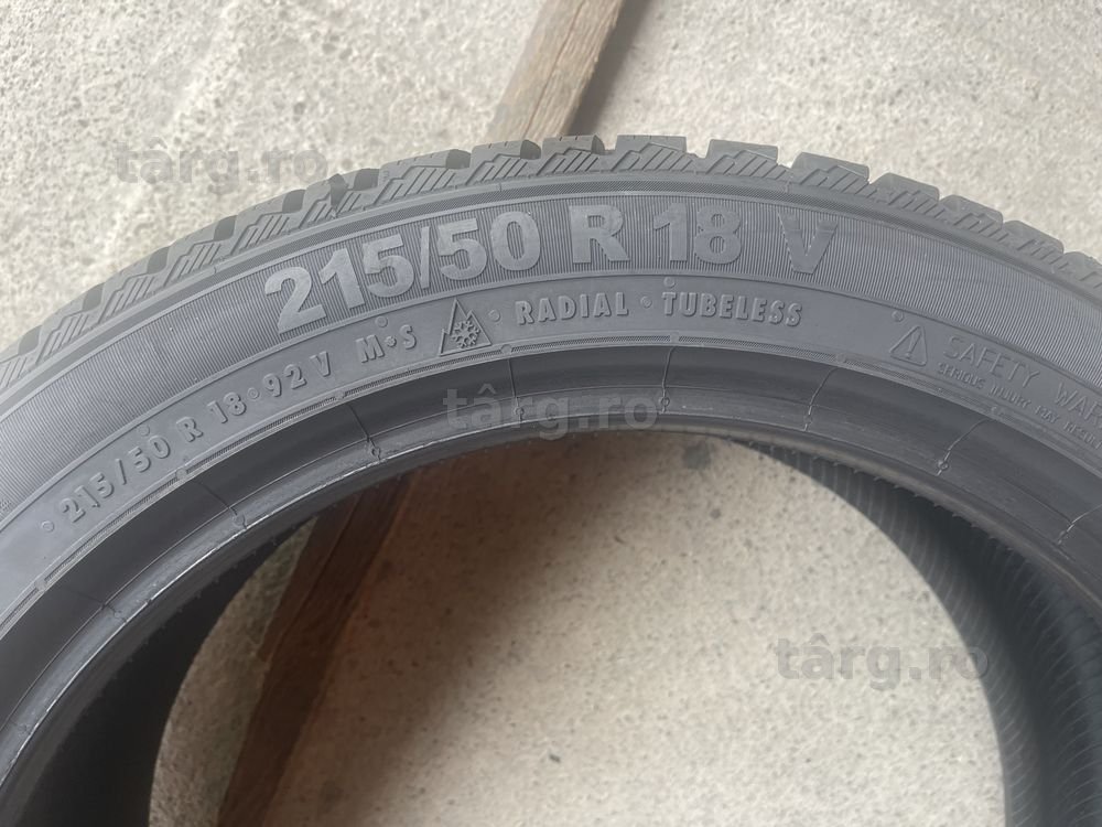 4 anvelope de iarna 215/50/18 Semperit (ca si noi ) 6
