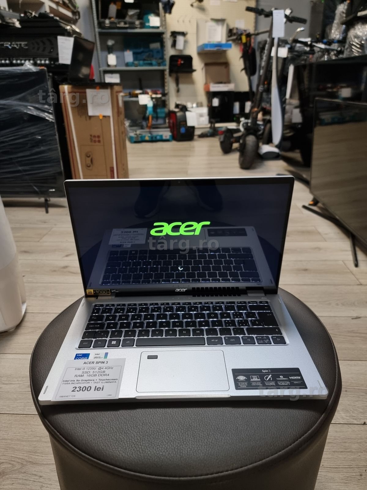 Amanet F28: Laptop Acer SPIN 3