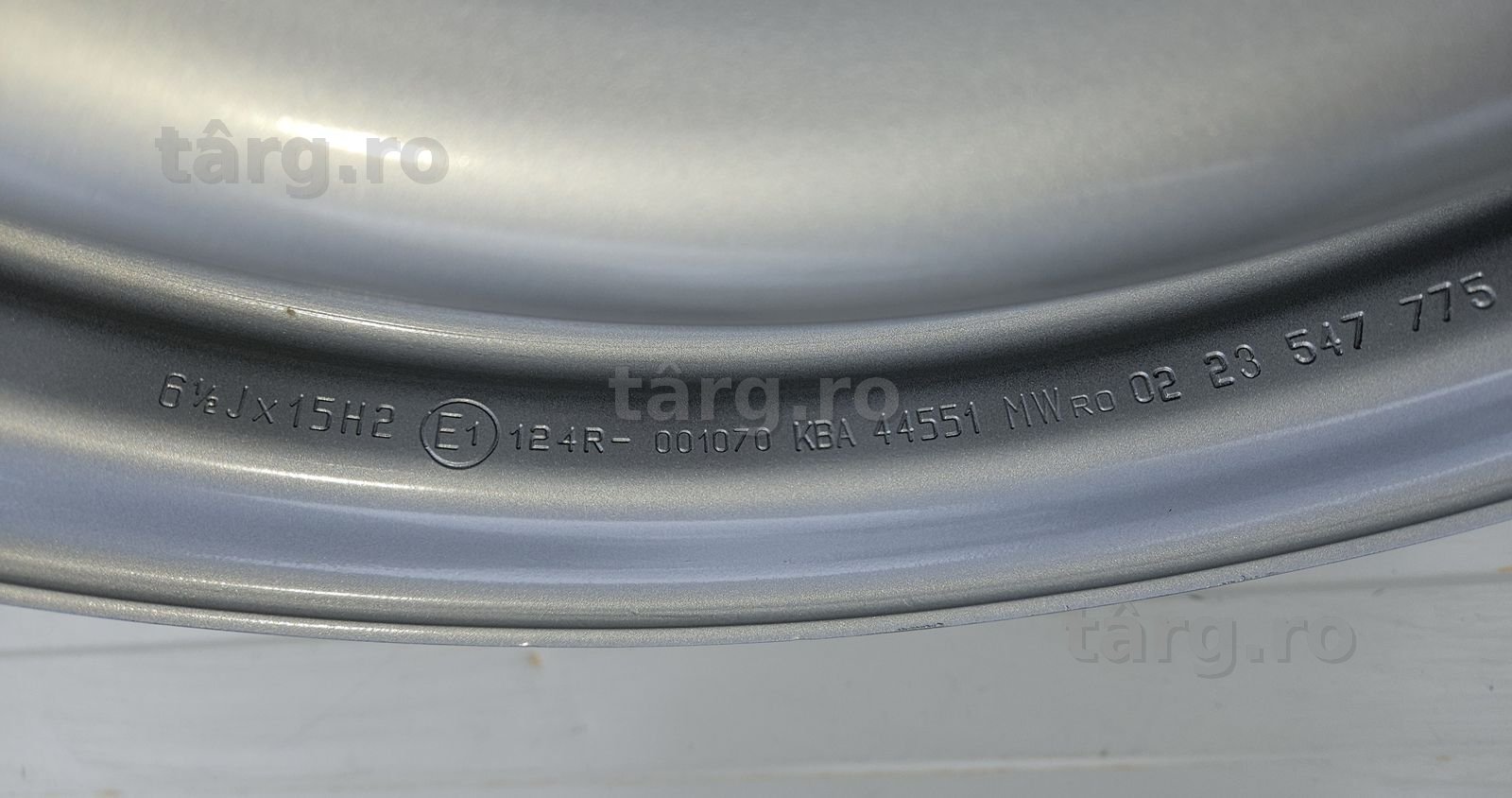 Jante 6.5Jx15 FORD TRANSIT (dupa 2014 215/65R15C)  5/160 ET60 CH65,1 4