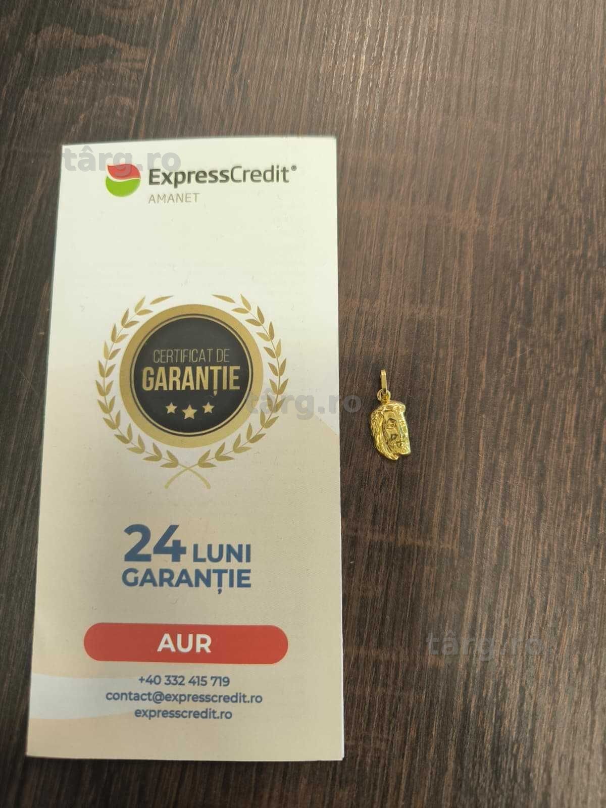 (Ag24 Harlau B.45255.3) Pandantiv aur 18K 0,76gr - Garantie 2 ani! 5