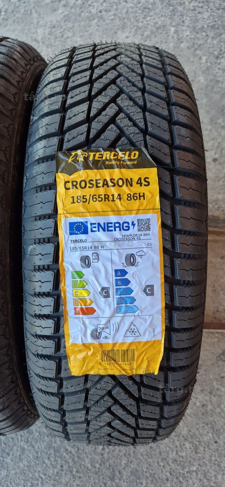 4 anvelope M+S noi Tercelo 185/65/14,dot 2024.Pretul este pe bucata. 3