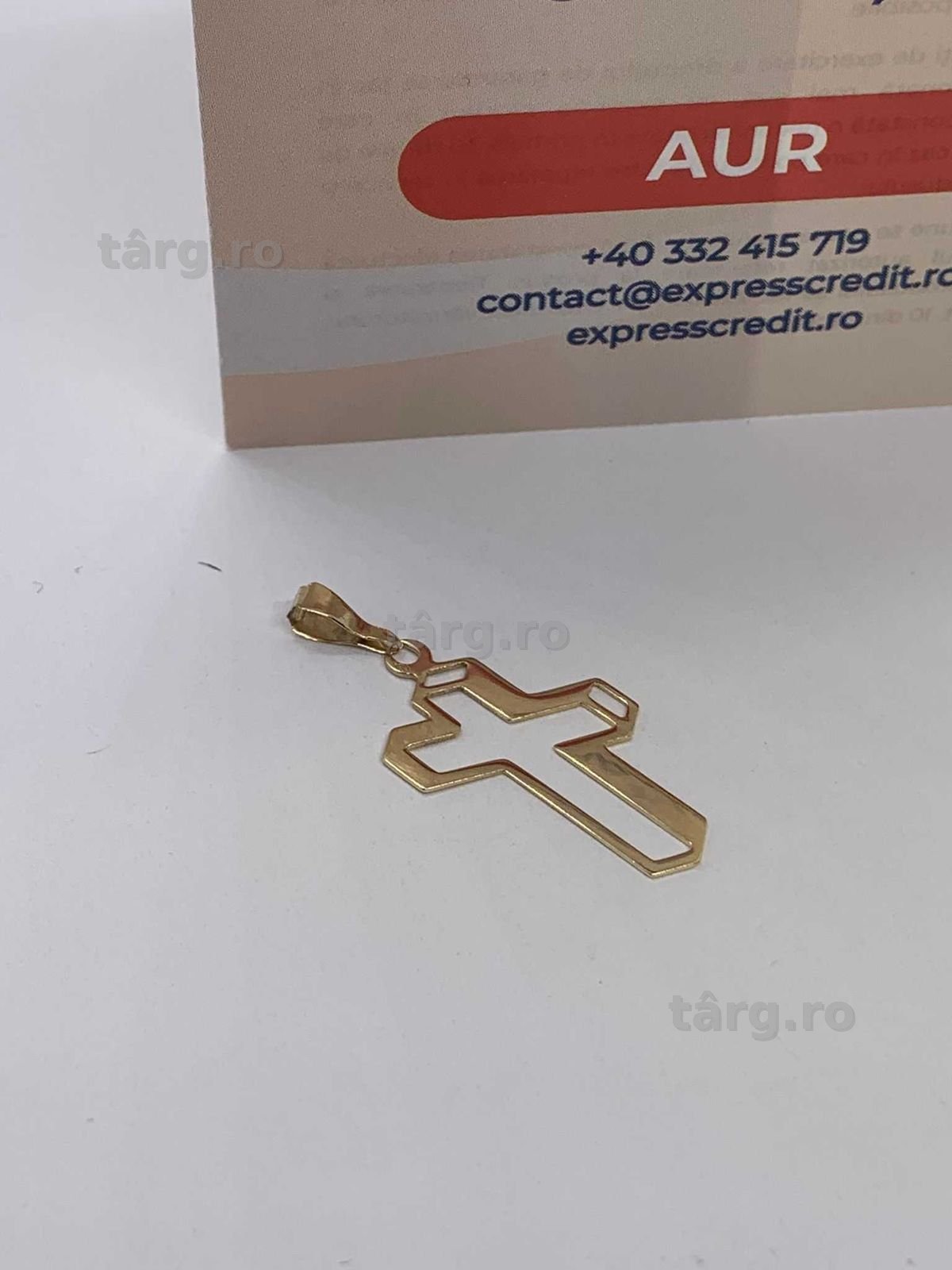 Pandantiv aur 14K 0.69g (Ag4 Dacia B.51325) Garantie 2 ani