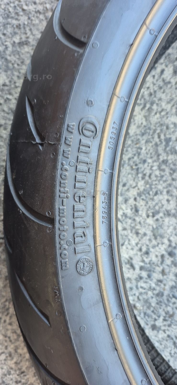2 anvelope moto noi Continental,fata 120/70 ZR17 M/C,spate 190/50 ZR17 M/C.Pretul este pe bucata. 3