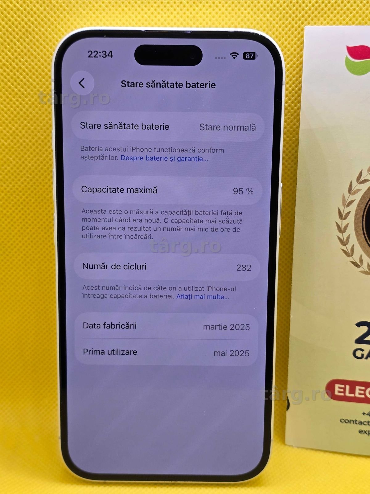 Telefon Iphone 16 128 Gb (Ag29 Siraj b.34450) Garantie 2 ani 2