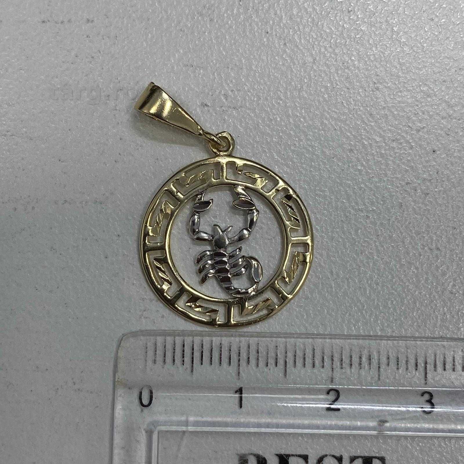 (AG13) Medalion aur 14k 1.74 g (B.55994) Garantie 2 ani! 3