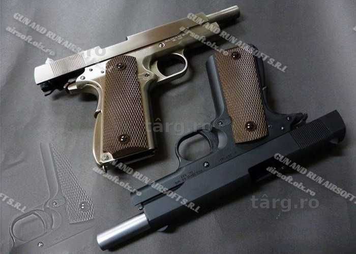 Pistol De PUTERE MARE!! Cu Recul (BlowBack) TOT DIN FIER AirsoftCo2Gaz