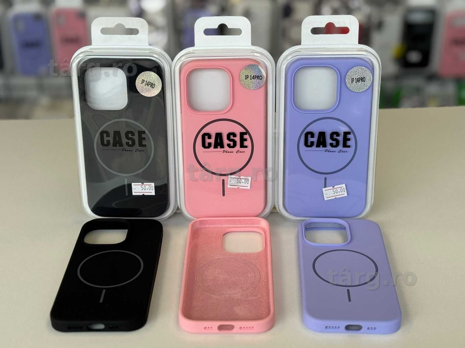 Husa silicon cu MagSafe, folie, cablu, incarcator iPhone 14 Pro 2