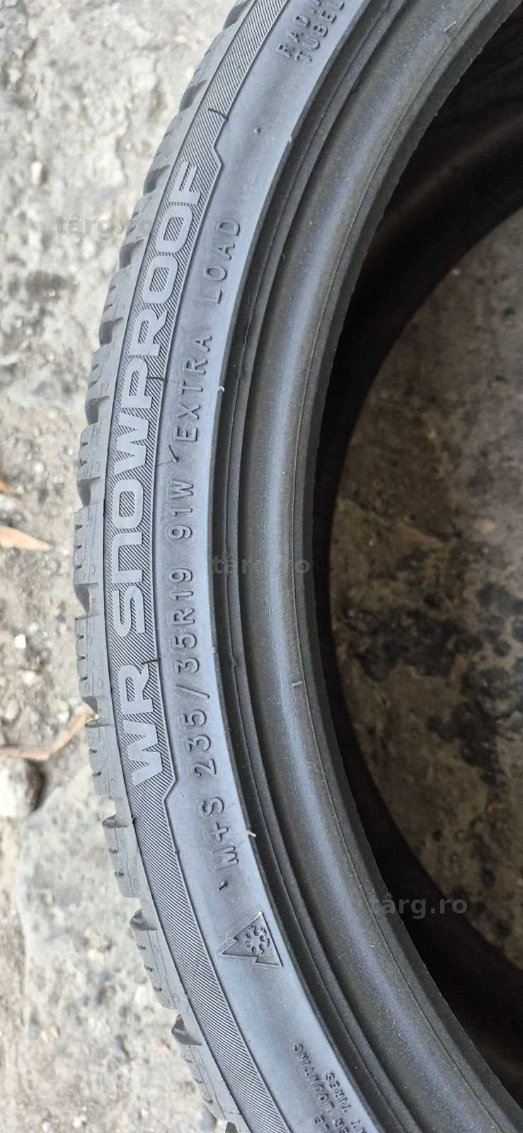 4 anvelope iarna Nokian 235/35/19.Pretul este pe bucata. 8