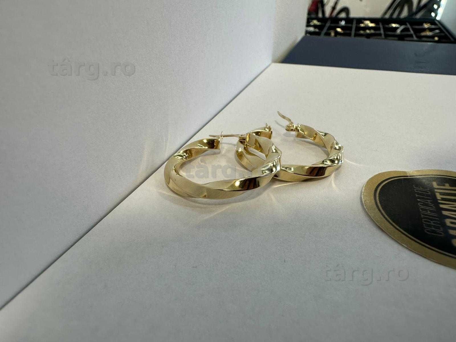 Cercei Aur 14k 3.05g (ECA 39 / B.18519.1)-Garantie 2 ani! 3