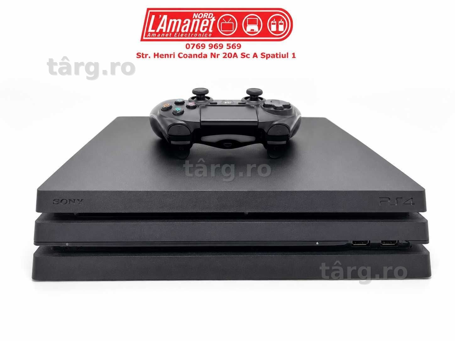 Consola Sony Playstation 4 PRO 1TB Negru 1 Controller Stare Buna - Nord