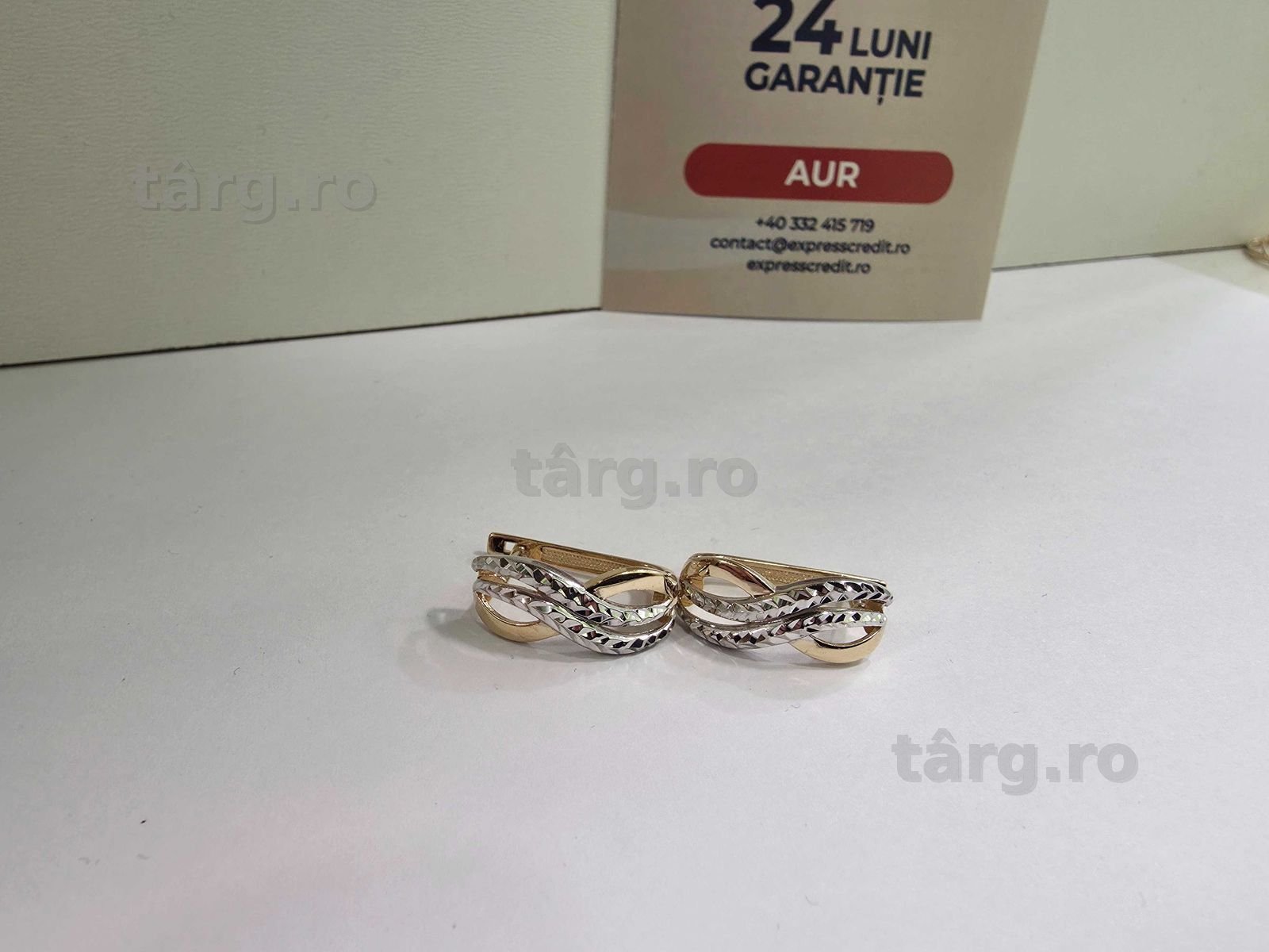 Cercei Aur 14K 3.76g (ECA 39 / B.18021.11) Garantie 2 ani!!