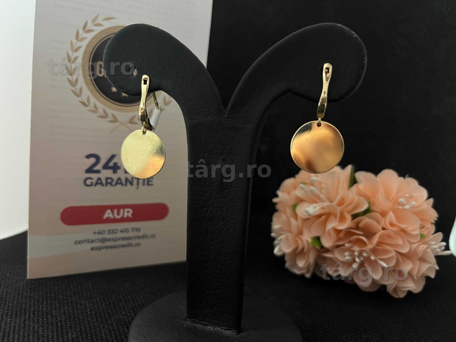Cercei Aur 14k 3.02g (AG16 Moldova b32998.5)-Garantie 2 ani!