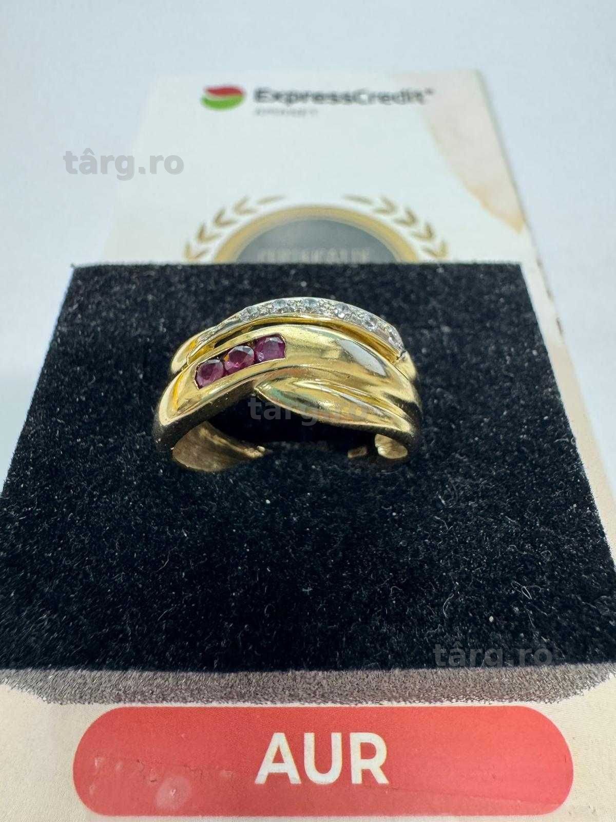 Inel din aur 18k (70068.1/ 10 Pacurari 1) garantie 2 ani! 2