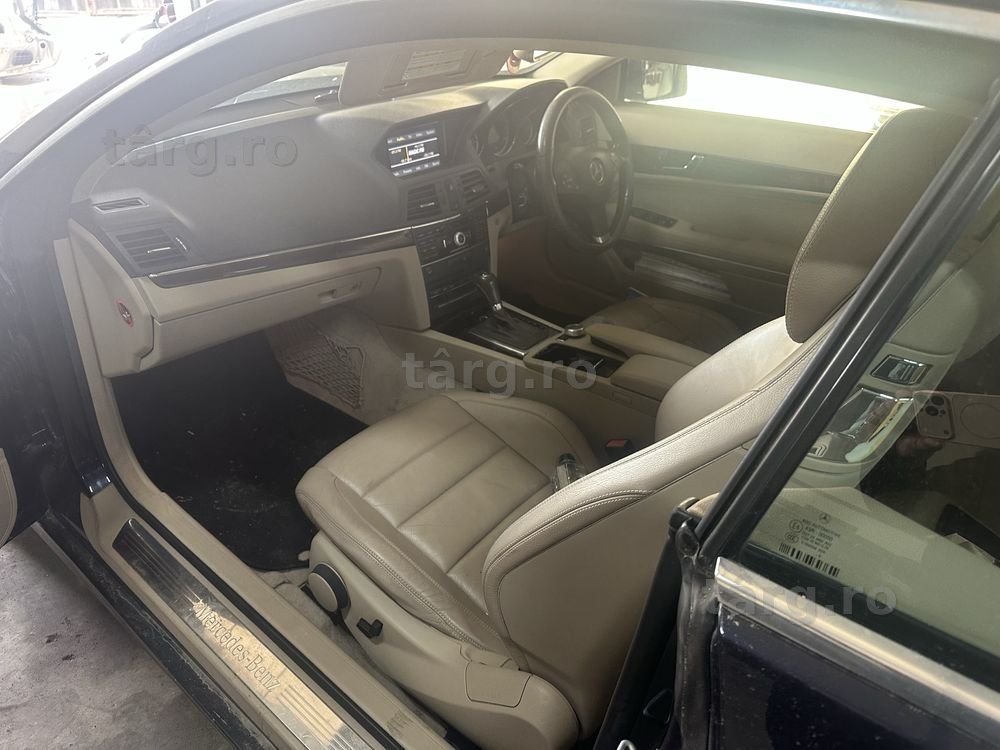 Interior piele crem Mercedes w207 coupe / cabrio scaune fata bancheta
