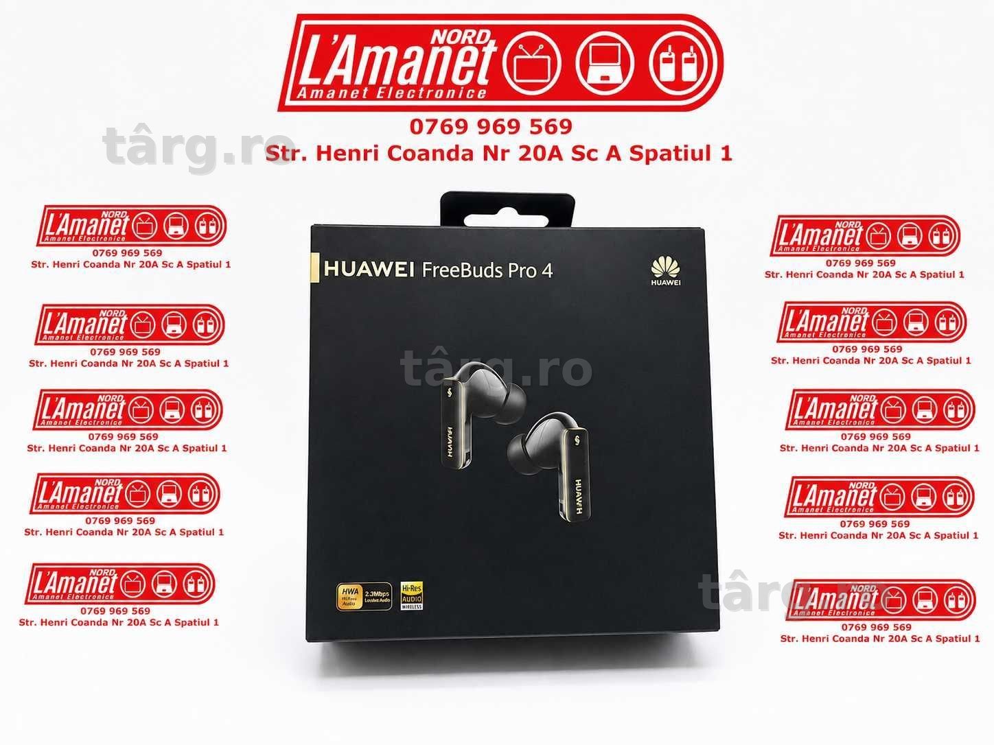 Casti HUAWEI FreeBuds Pro 4 Full Box Garantie Altex Stare Excelenta - Nord