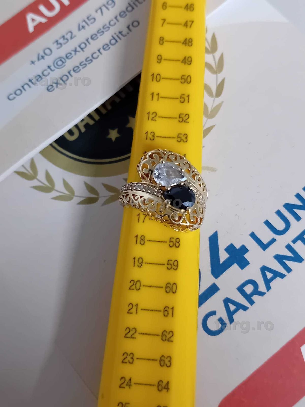 Inel aur 14k [Tomesti-b:33100.2]-Garantie 2 ani! 2