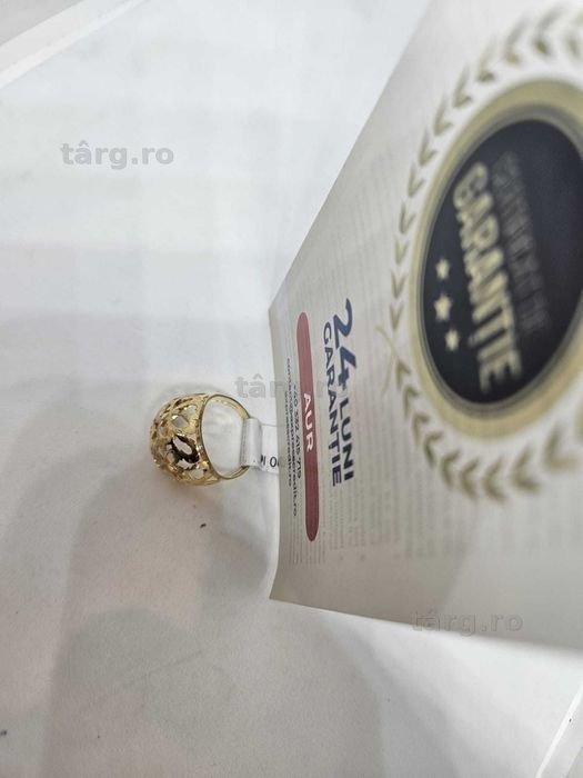 Inel aur 14k 2.80gr (52791.2 AG1/30 Pacurari 2) Garantie 2 ani! 3
