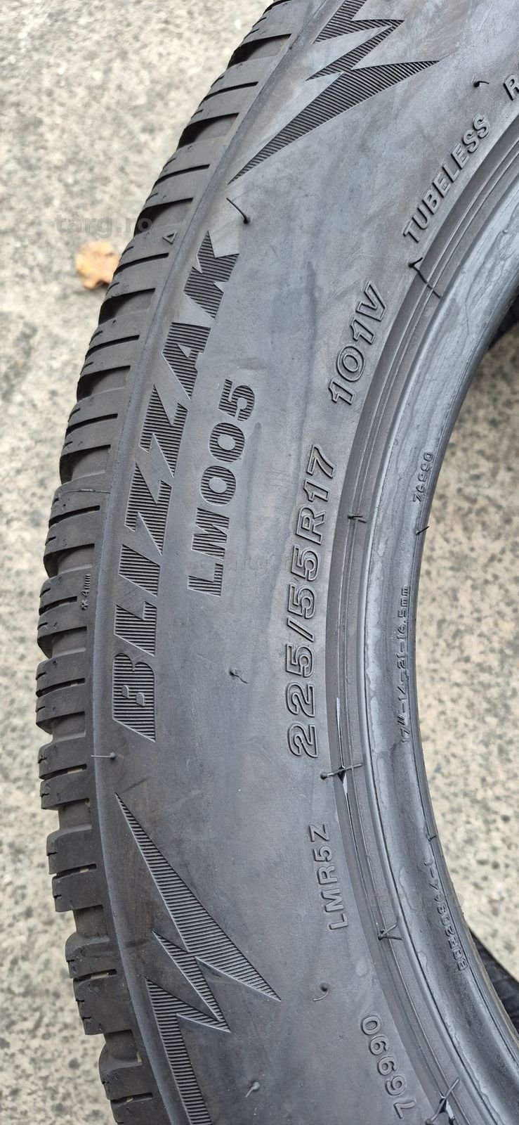 4 anvelope iarna runflat Bridgestone 225/55/17 .Pretul este pe bucata. 5