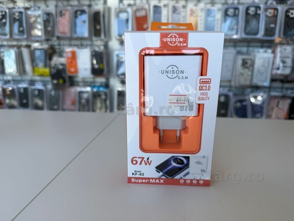 Incarcator / Adaptor Priza, Putere 67W, Intrare USB-A