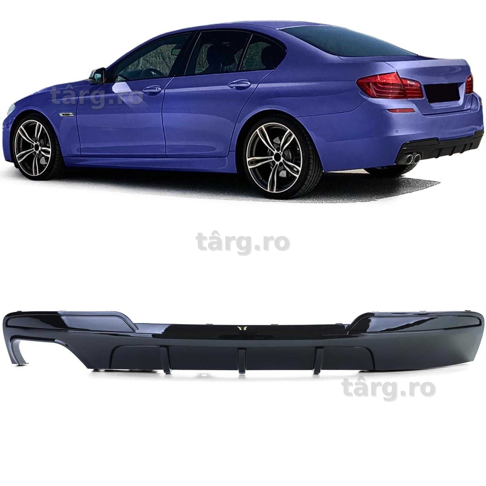 Difuzor BMW F10 F11 520 525 528 530 intre 2010 si 2017 Negru Lucios M-packet