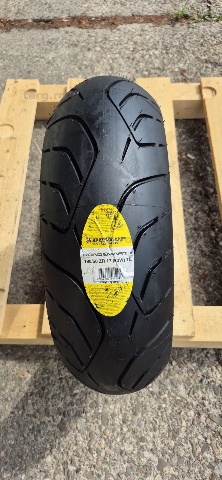 O anvelopa moto noua Dunlop 190/50/ZR17 M/C,dot 2018.