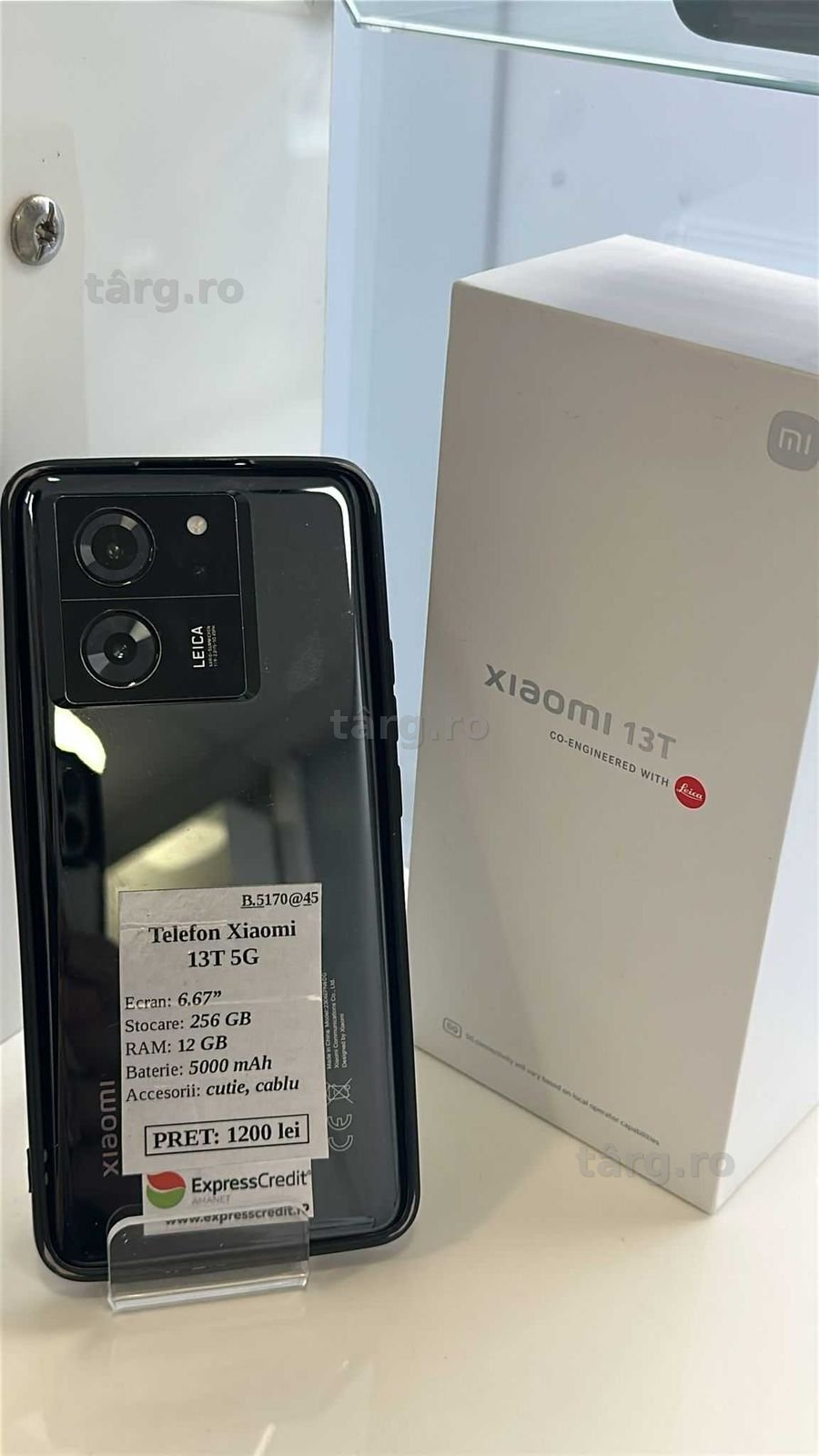 (Ag45 B.5170.45 ) Telefon Xiaomi 13 T 5G - Garantie 24 luni ! 2