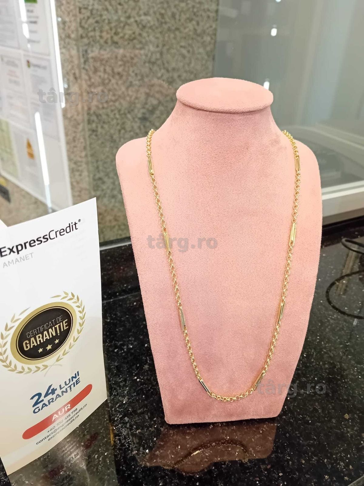 Lant aur 14k 6.56g 62cm (Iulius Mall)(B-135.1) Garantie 2 ani!
