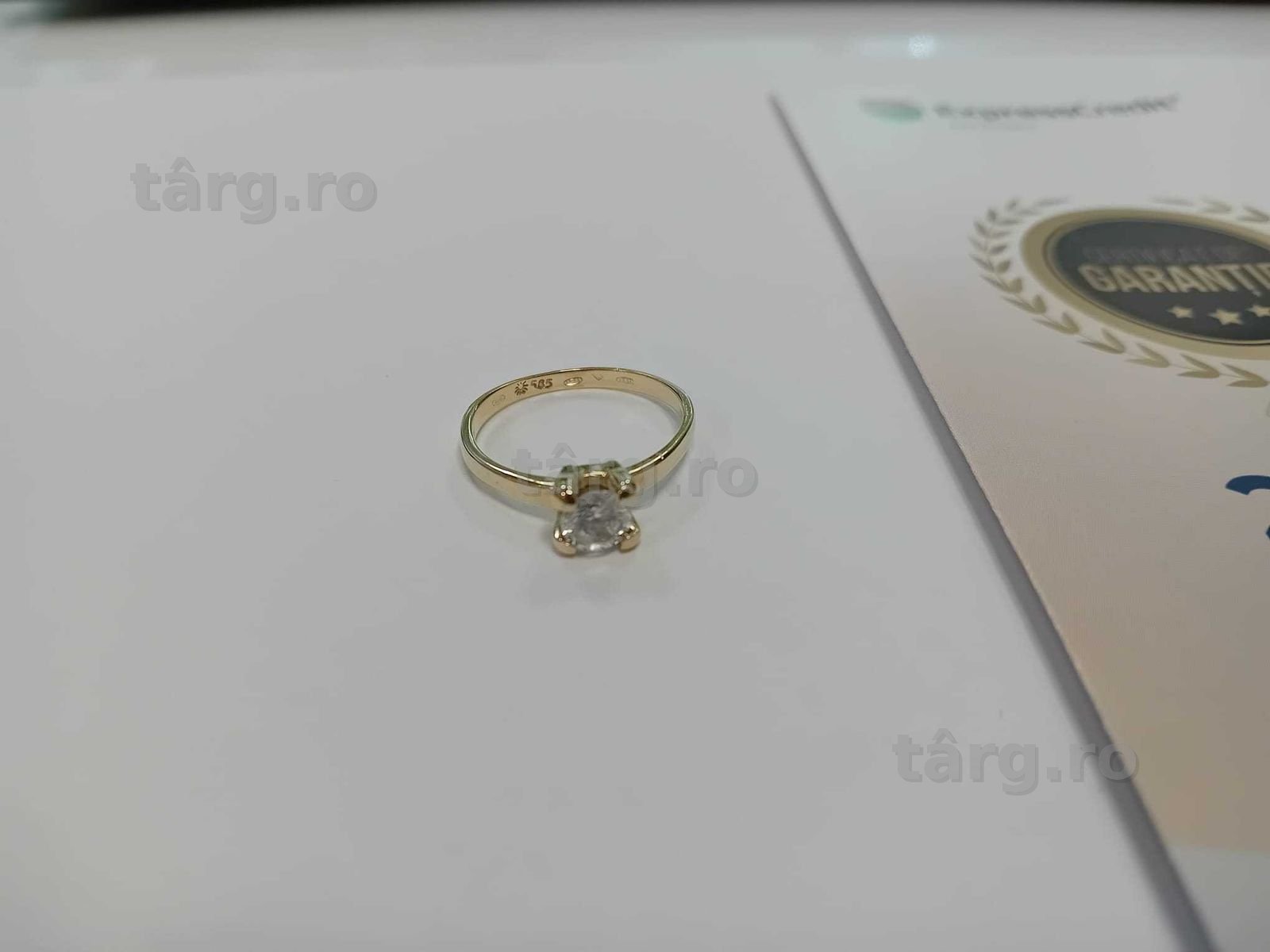 (Ag33) Inel Aur 14K/Garantie 2 ani