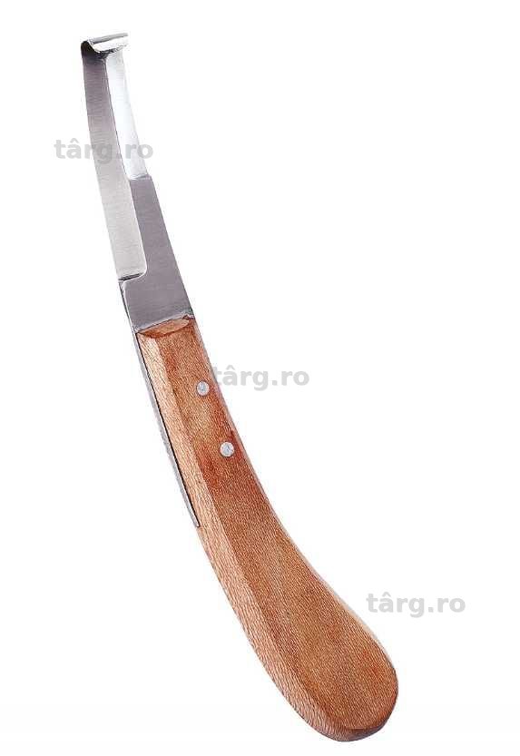 Cuțit copite lamă lată dublă – instrument profesional curățare copite